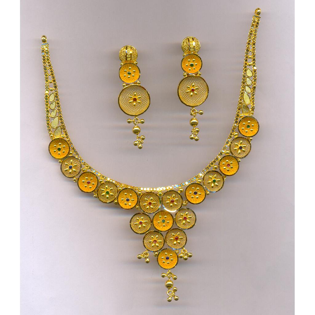 GOLD HALF SET ROUND PLAIN EXCLUSIVE
