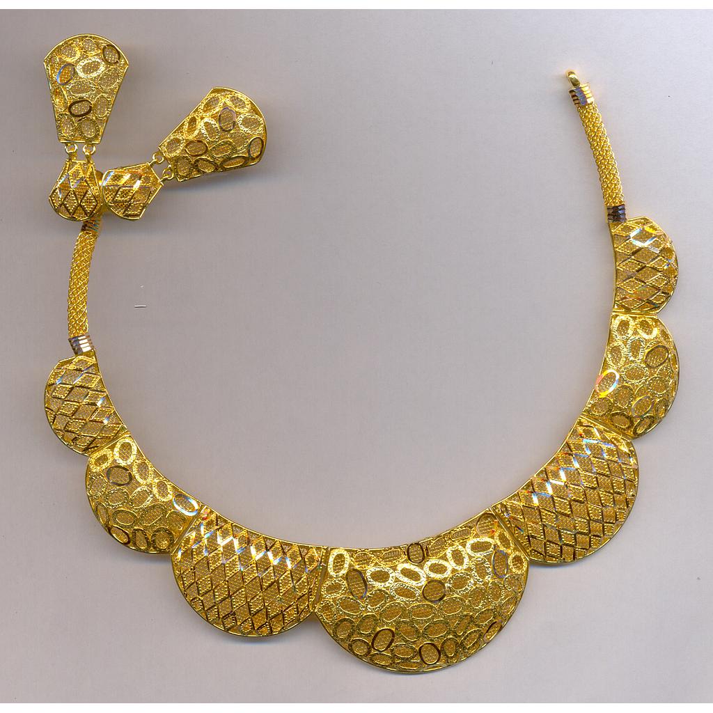 GOLD HALF SET ROUND PLAIN EXCLUSIVE