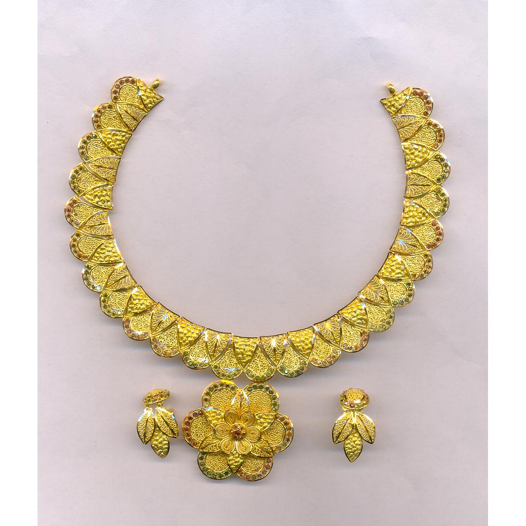GOLD HALF SET ROUND PLAIN EXCLUSIVE