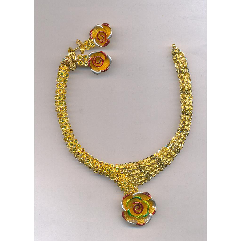 GOLD HALF SET ROUND PLAIN EXCLUSIVE