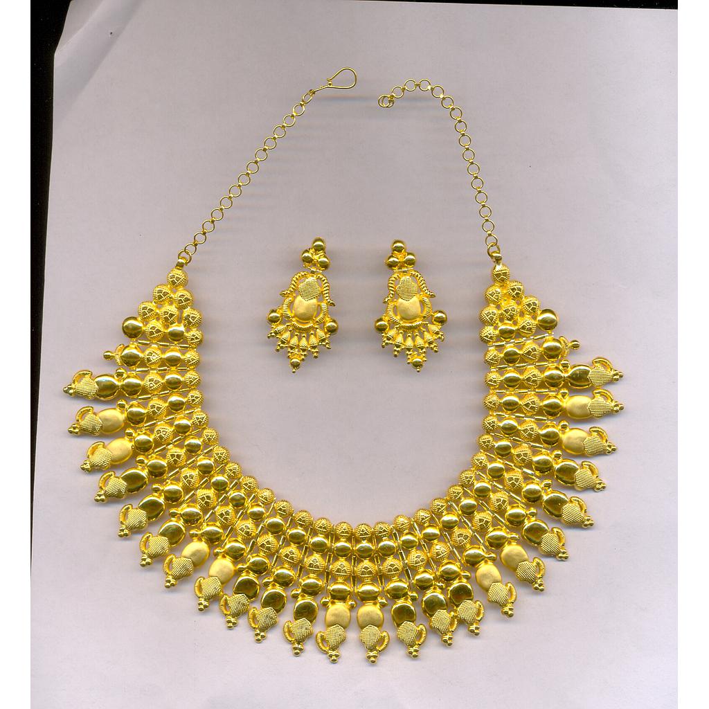 GOLD HALF SET ROUND PLAIN EXCLUSIVE