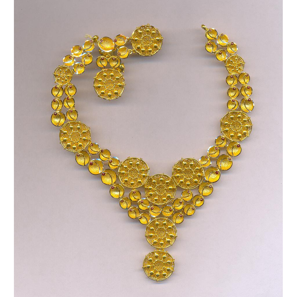GOLD HALF SET ROUND PLAIN EXCLUSIVE