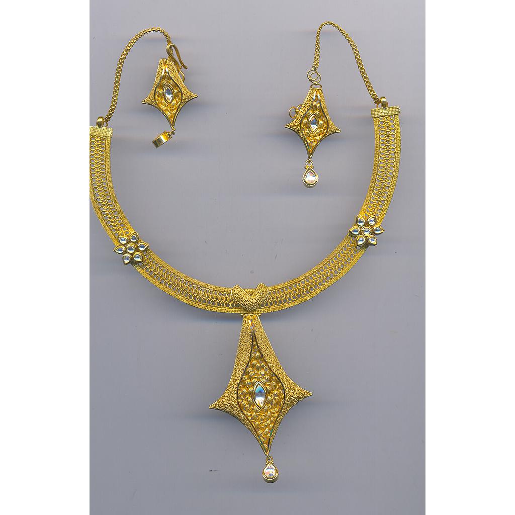 GOLD HALF SET ROUND PLAIN EXCLUSIVE