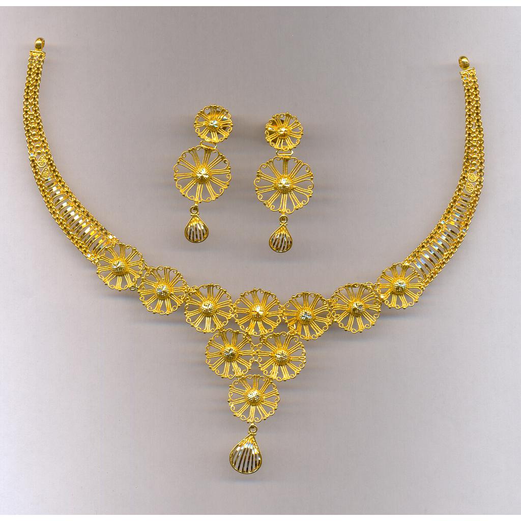 GOLD HALF SET ROUND PLAIN EXCLUSIVE