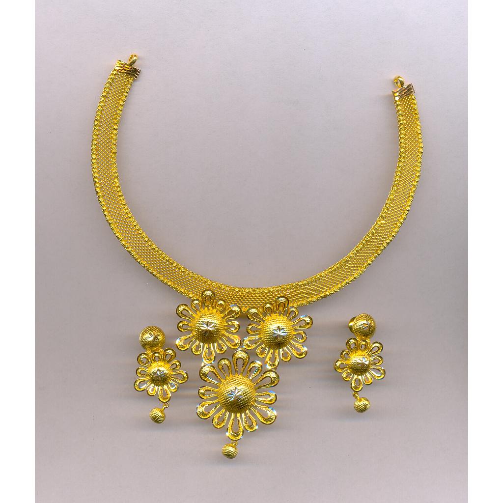 GOLD HALF SET ROUND PLAIN EXCLUSIVE