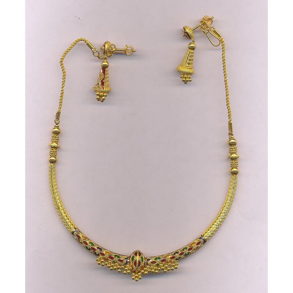 GOLD HALF SET ROUND PLAIN EXCLUSIVE
