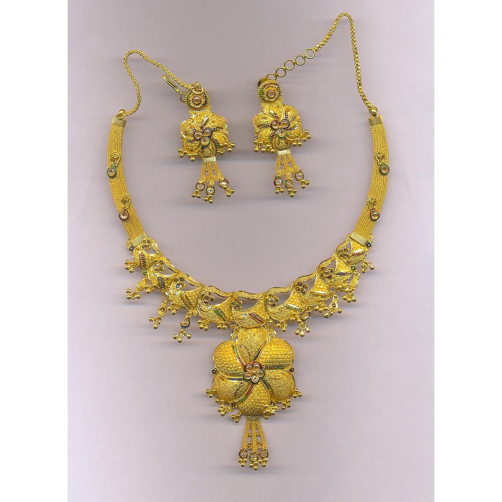 GOLD HALF SET ROUND PLAIN EXCLUSIVE
