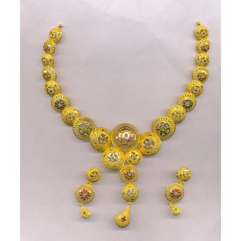 GOLD HALF SET ROUND PLAIN EXCLUSIVE