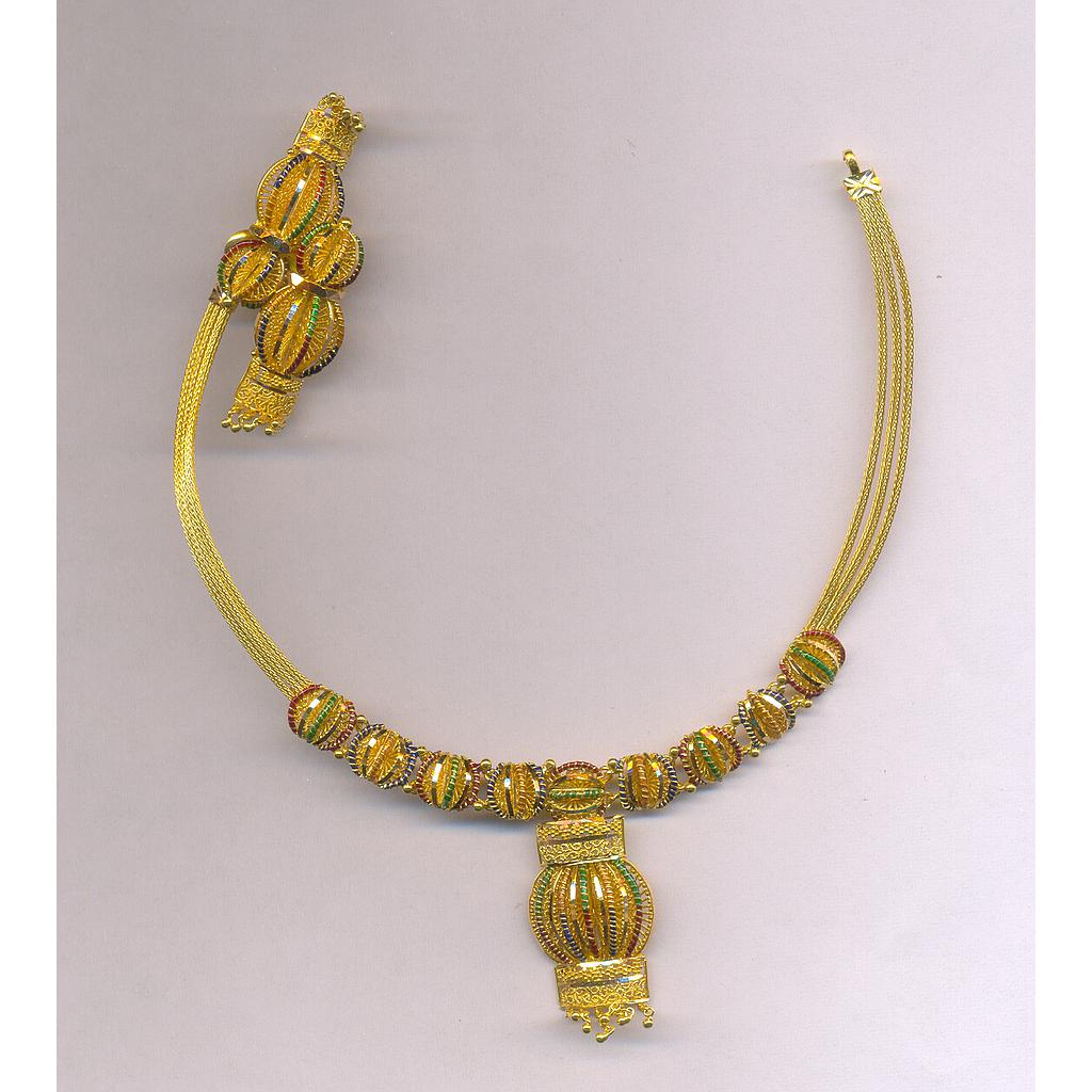 GOLD HALF SET ROUND PLAIN EXCLUSIVE