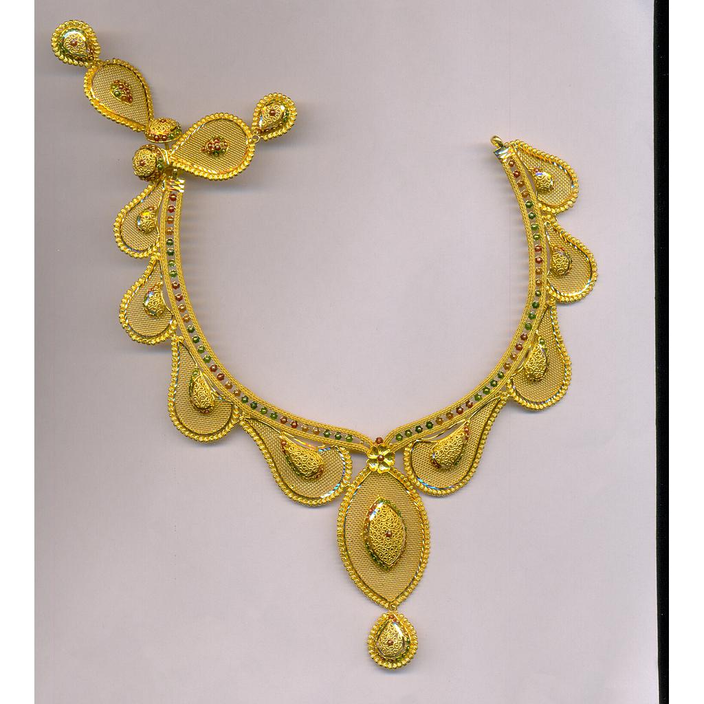 GOLD HALF SET ROUND PLAIN EXCLUSIVE