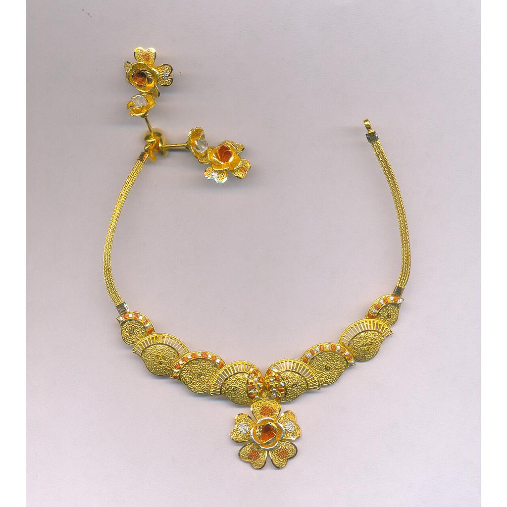 GOLD HALF SET ROUND PLAIN EXCLUSIVE