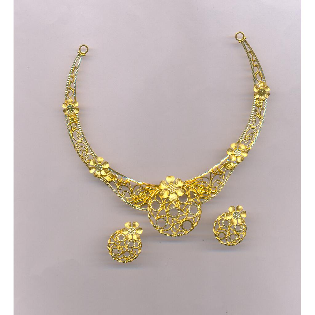 GOLD HALF SET ROUND PLAIN EXCLUSIVE