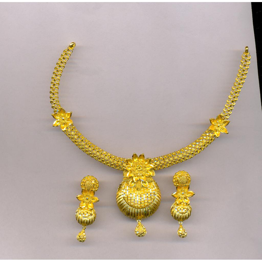 GOLD HALF SET ROUND PLAIN FANCY