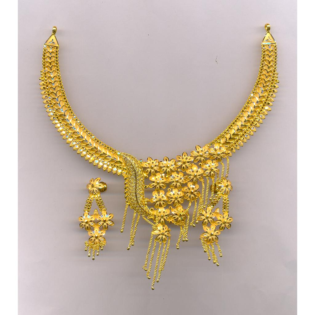 GOLD HALF SET ROUND PLAIN FANCY