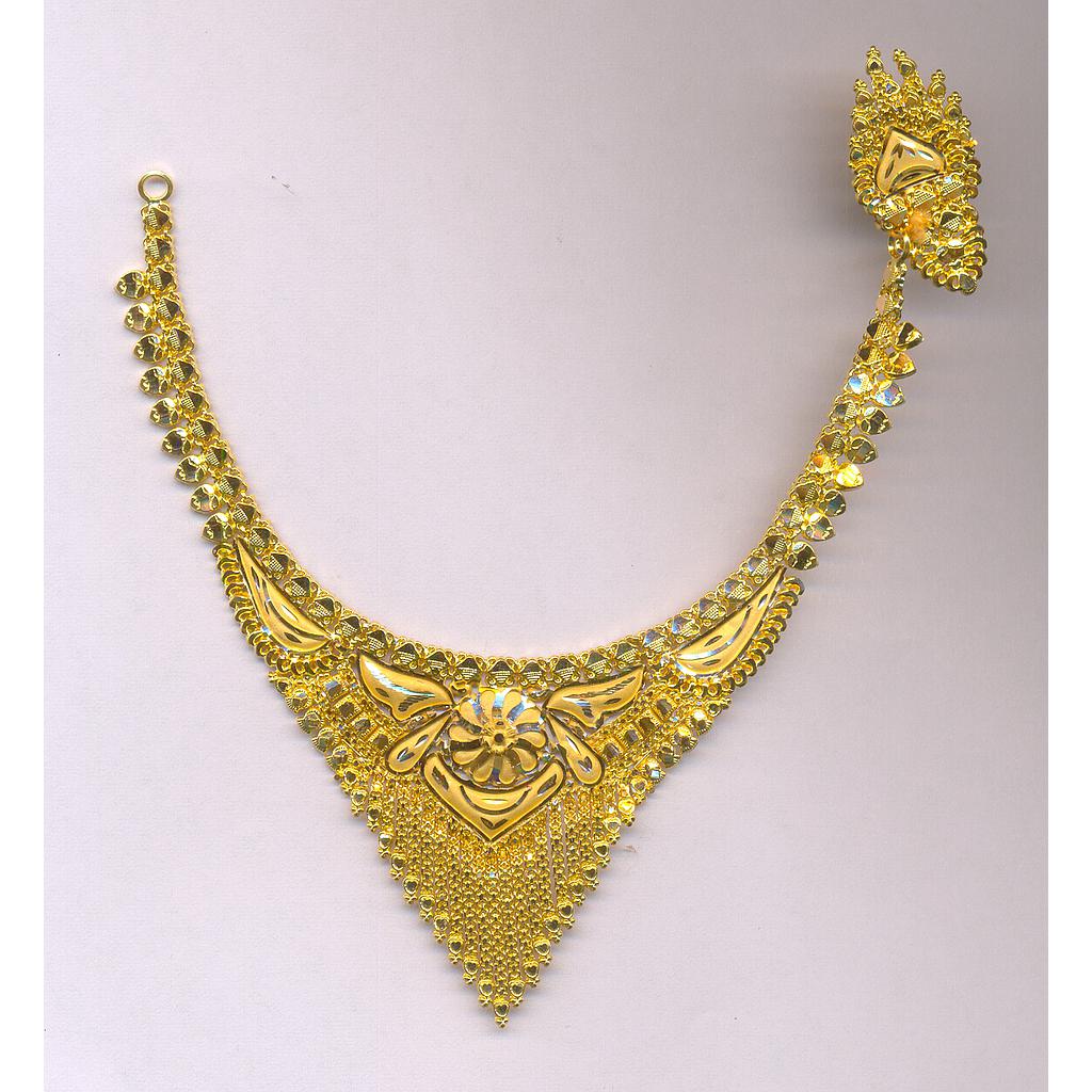 GOLD HALF SET ROUND PLAIN FANCY