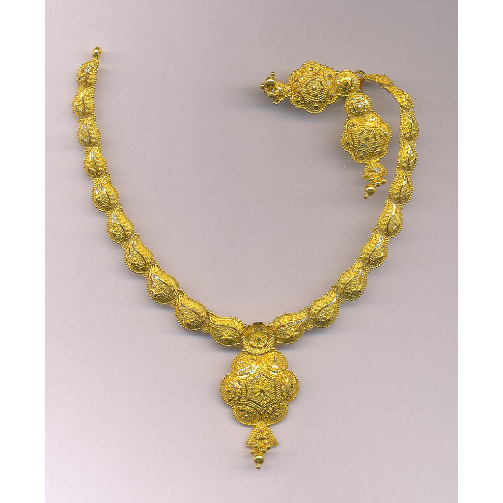 GOLD HALF SET ROUND PLAIN FANCY