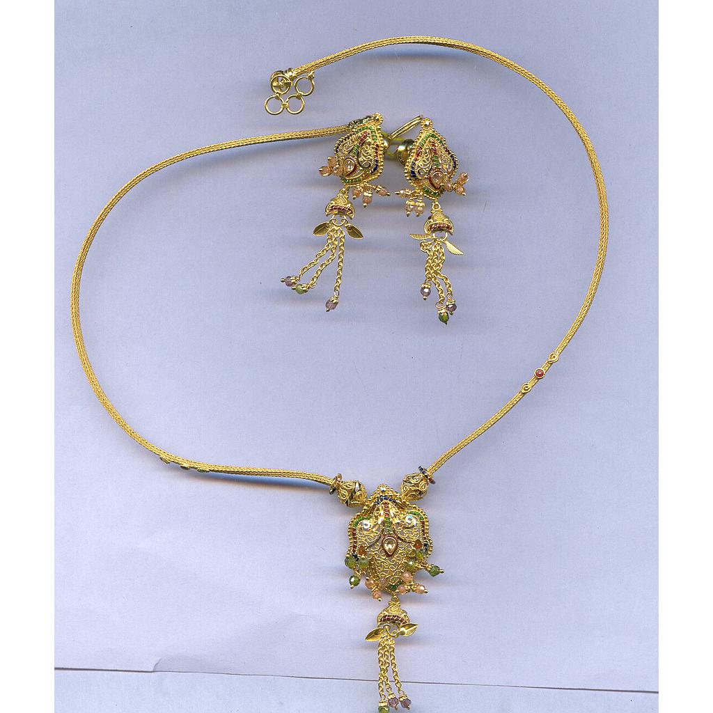 GOLD HALF SET ROUND PLAIN FANCY