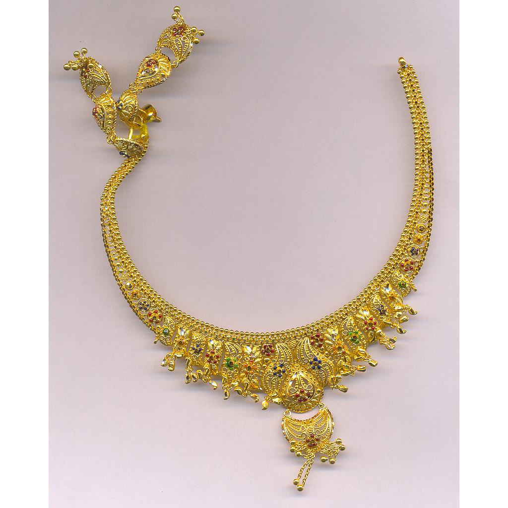 GOLD HALF SET ROUND PLAIN FANCY