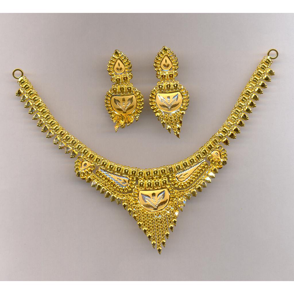 GOLD HALF SET ROUND PLAIN FANCY