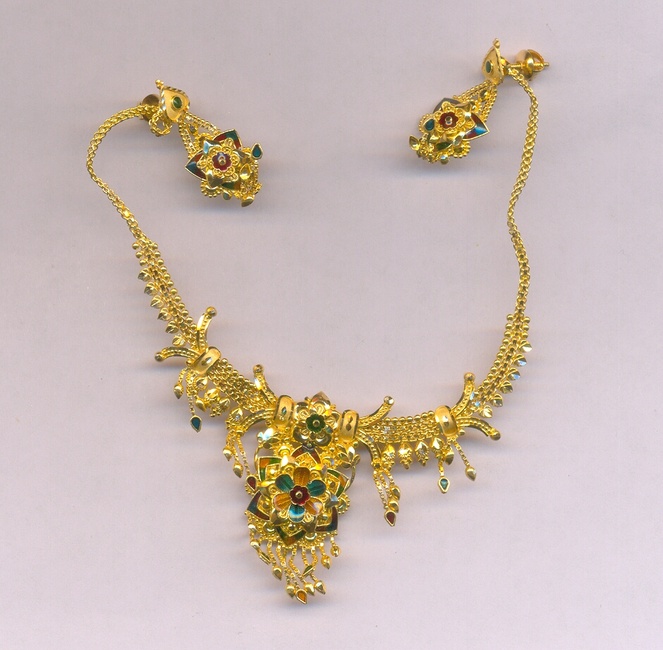 GOLD HALF SET ROUND PLAIN FANCY