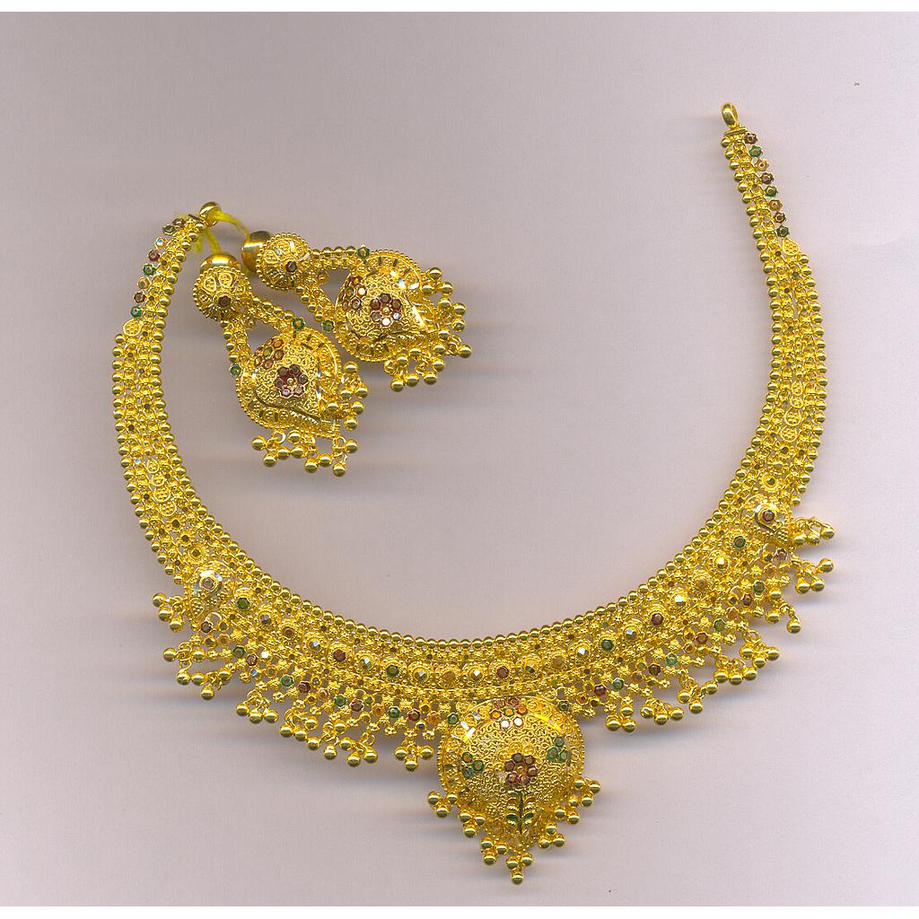 GOLD HALF SET ROUND PLAIN FANCY