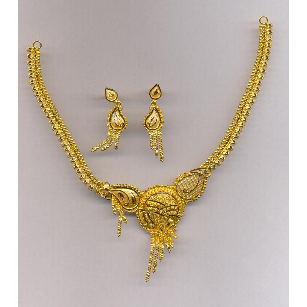 GOLD HALF SET ROUND PLAIN FANCY