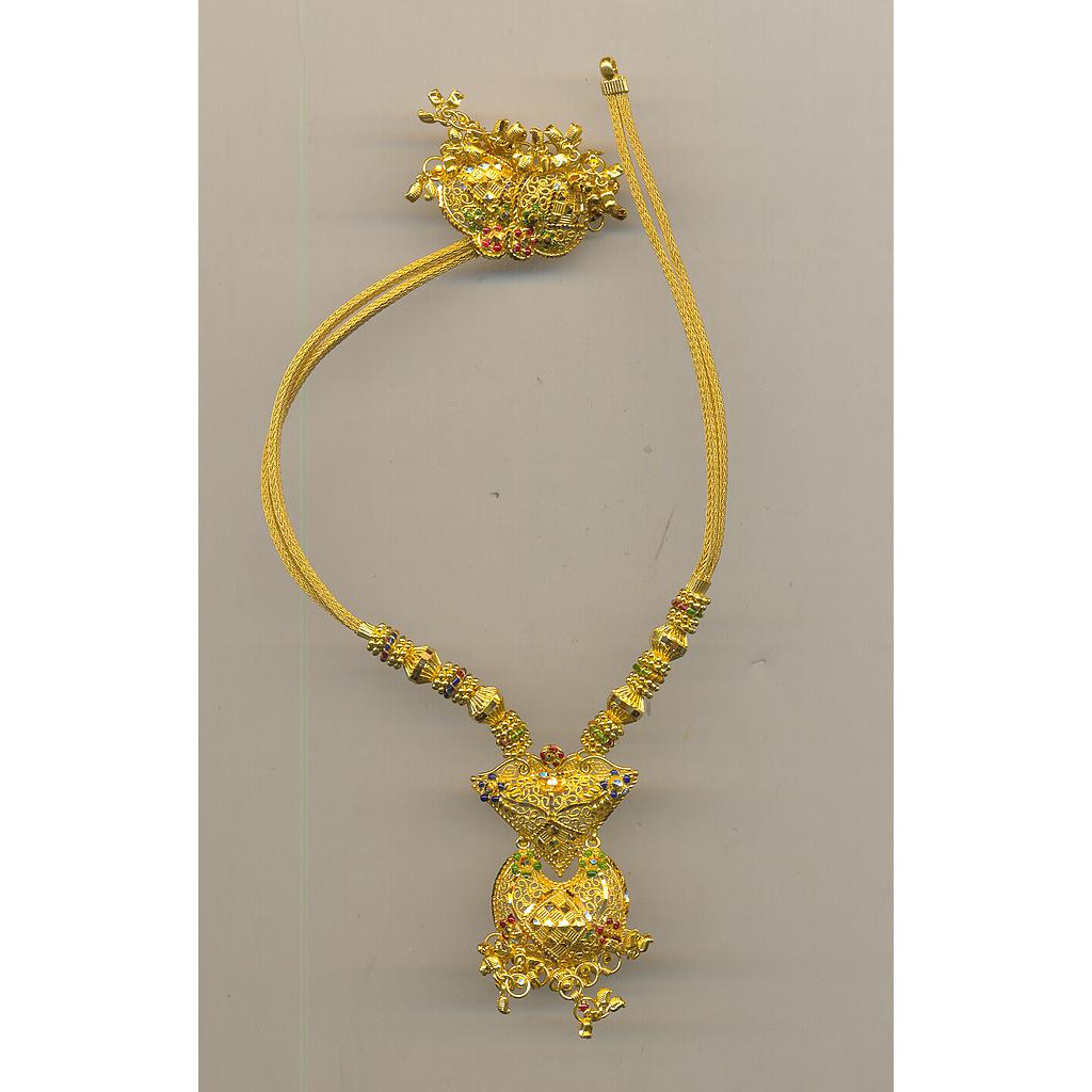 GOLD HALF SET ROUND PLAIN FANCY
