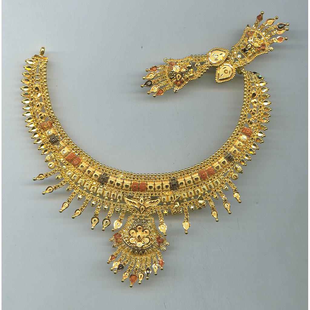 GOLD HALF SET ROUND PLAIN FANCY