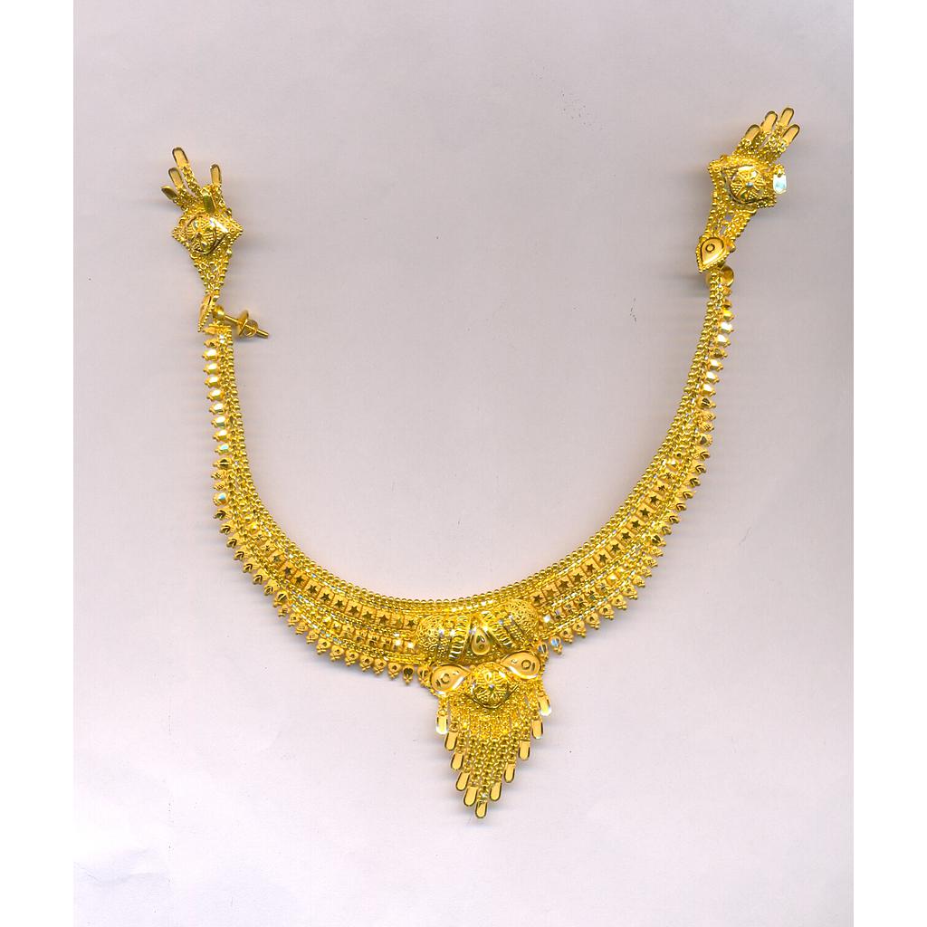 GOLD HALF SET ROUND PLAIN FANCY