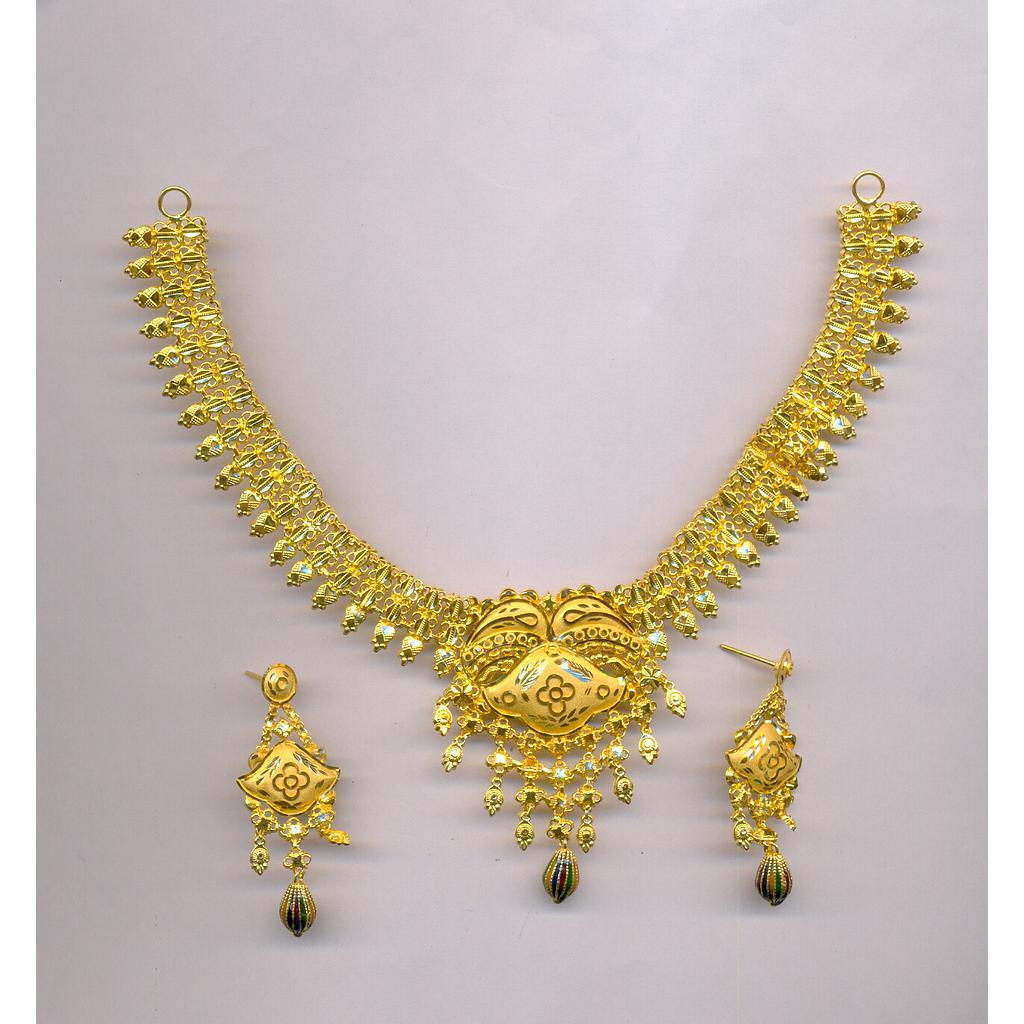 GOLD HALF SET ROUND PLAIN FANCY