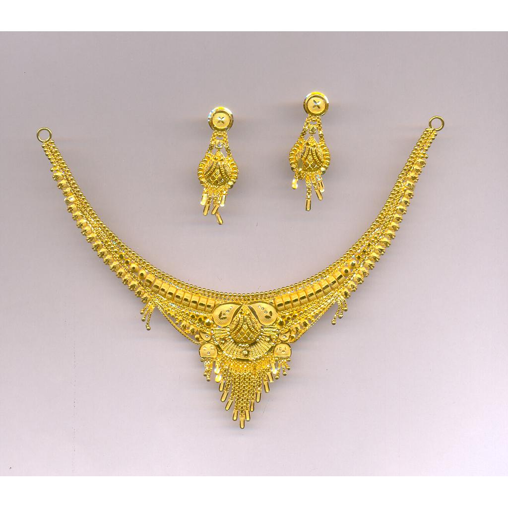 GOLD HALF SET ROUND PLAIN FANCY