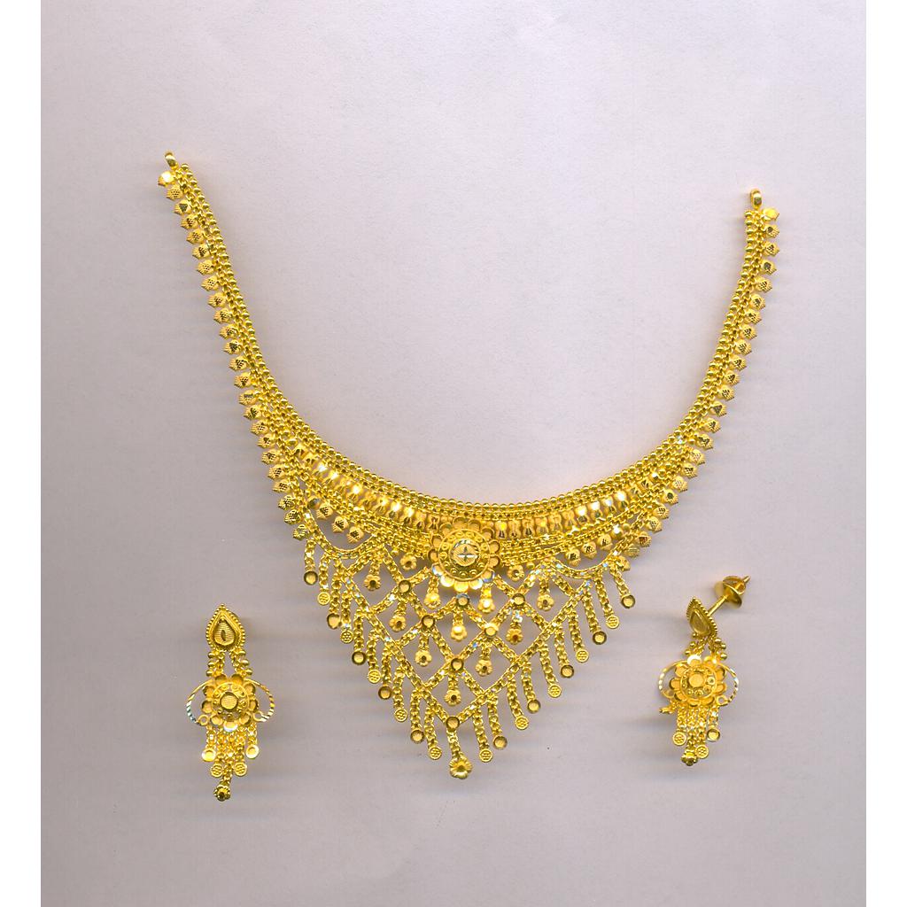 GOLD HALF SET ROUND PLAIN FANCY