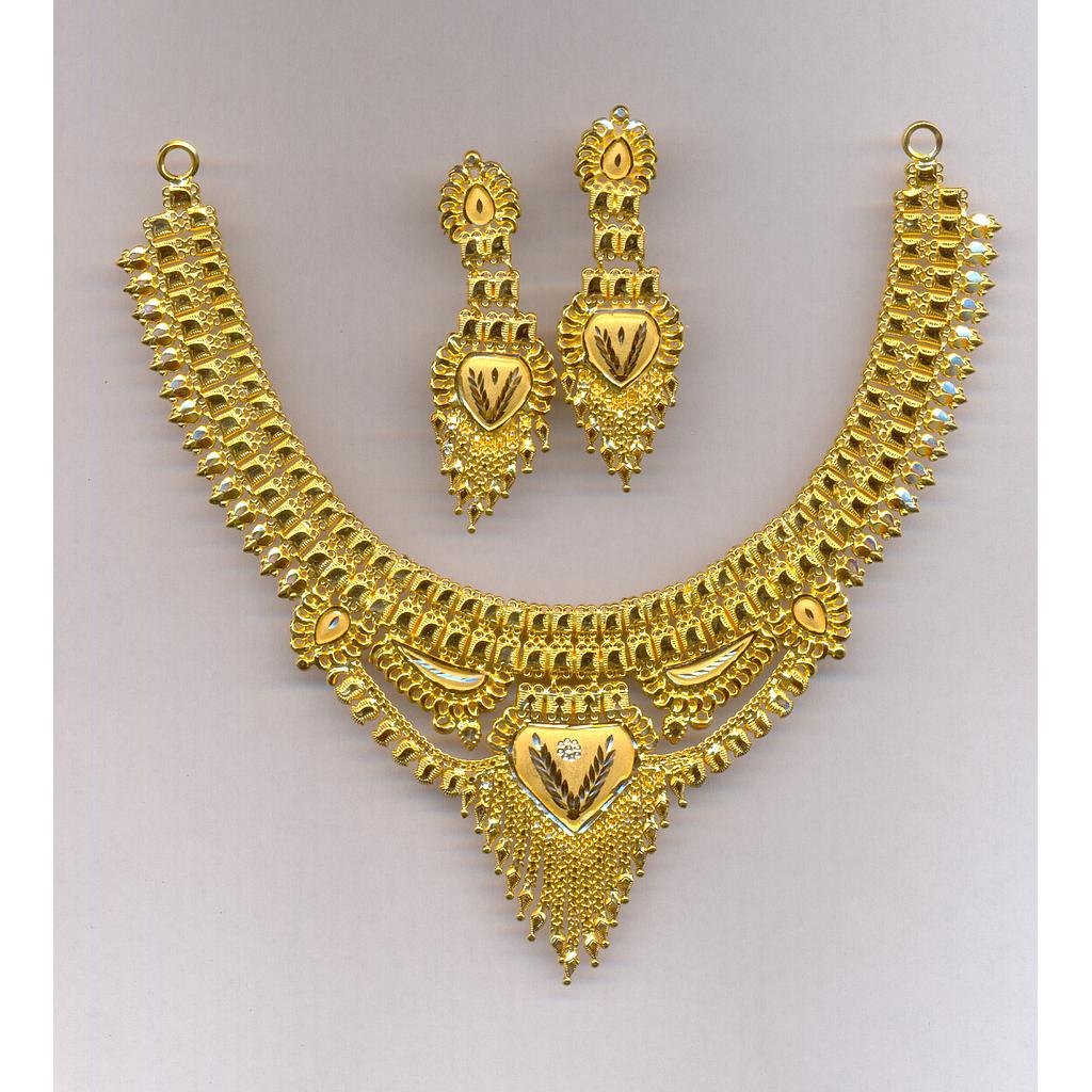 GOLD HALF SET ROUND PLAIN FANCY