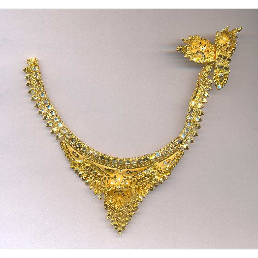 GOLD HALF SET ROUND PLAIN FANCY