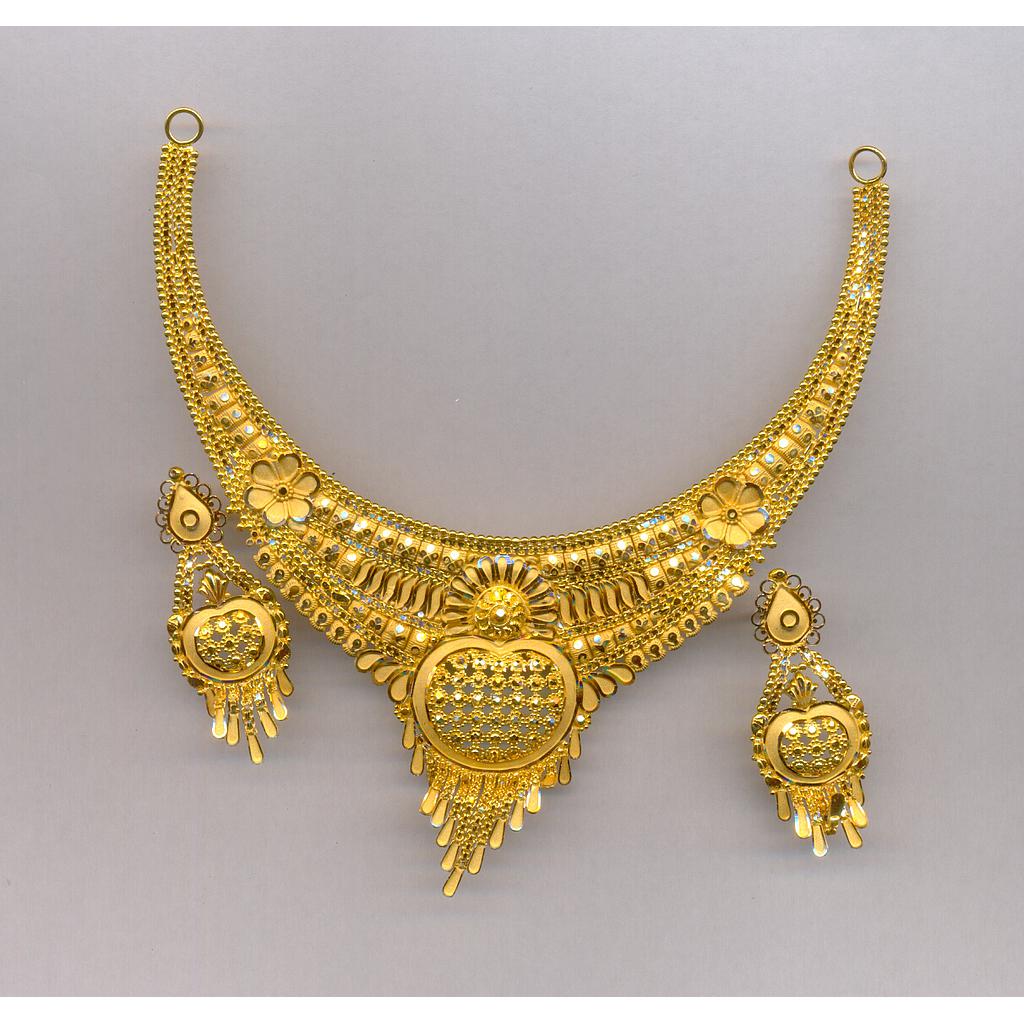 GOLD HALF SET ROUND PLAIN FANCY