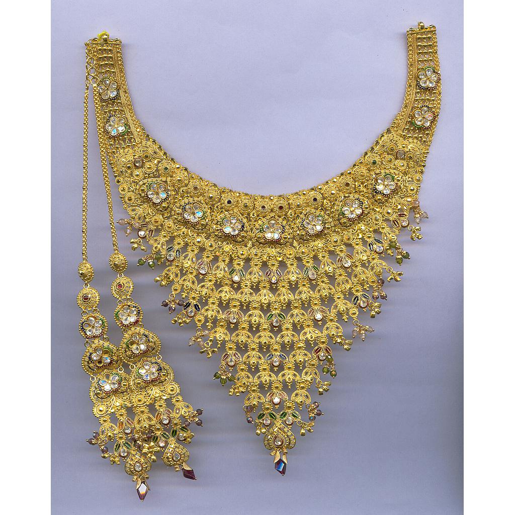 GOLD HALF SET ROUND PLAIN FANCY