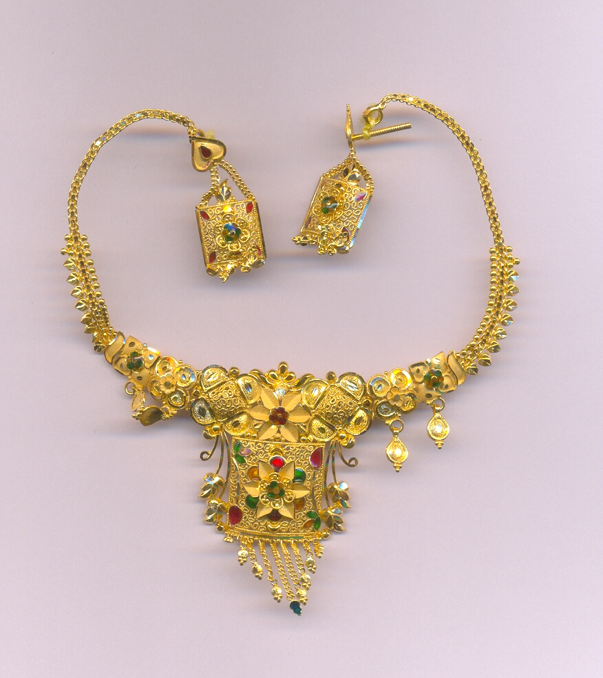 GOLD HALF SET ROUND PLAIN FANCY