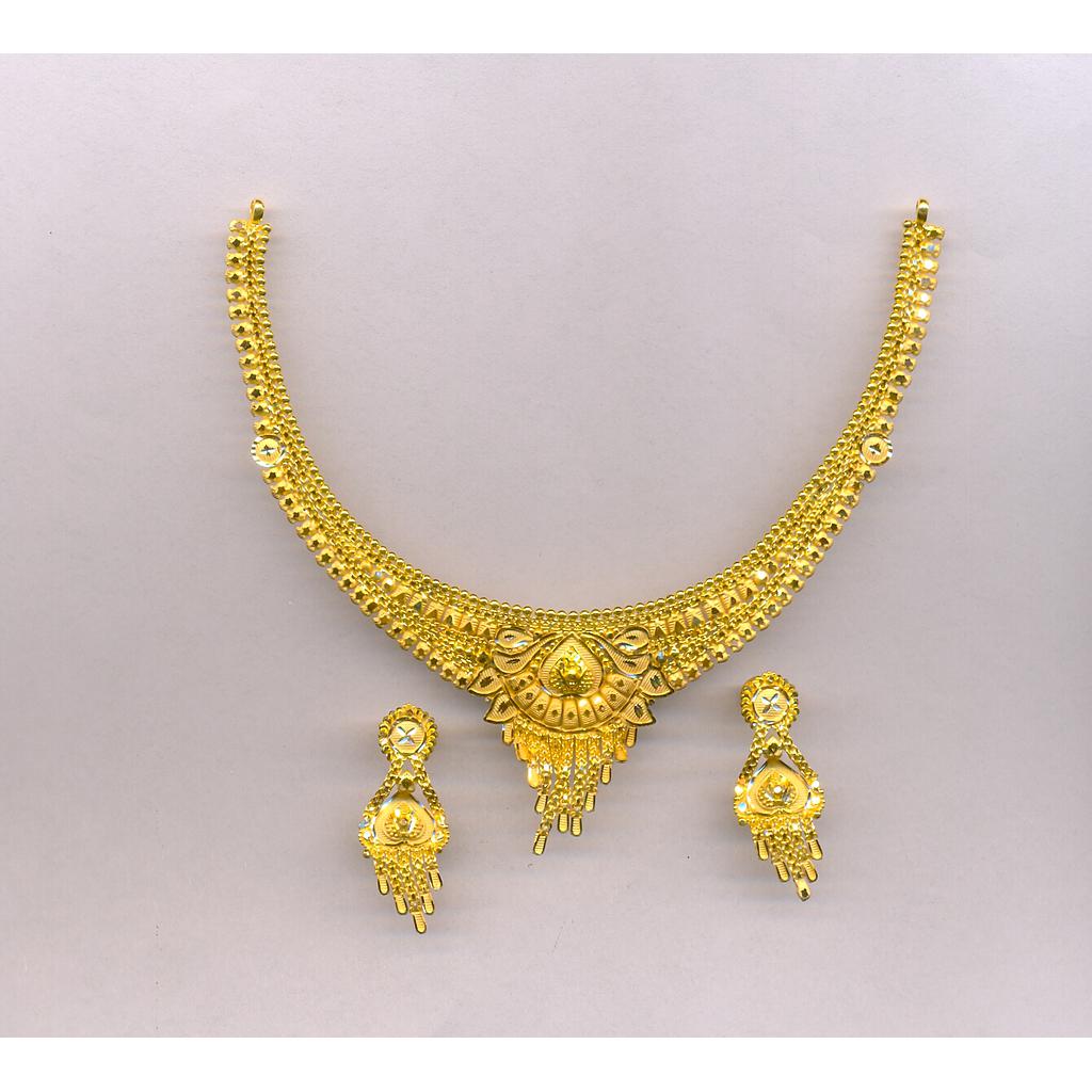 GOLD HALF SET ROUND PLAIN FANCY