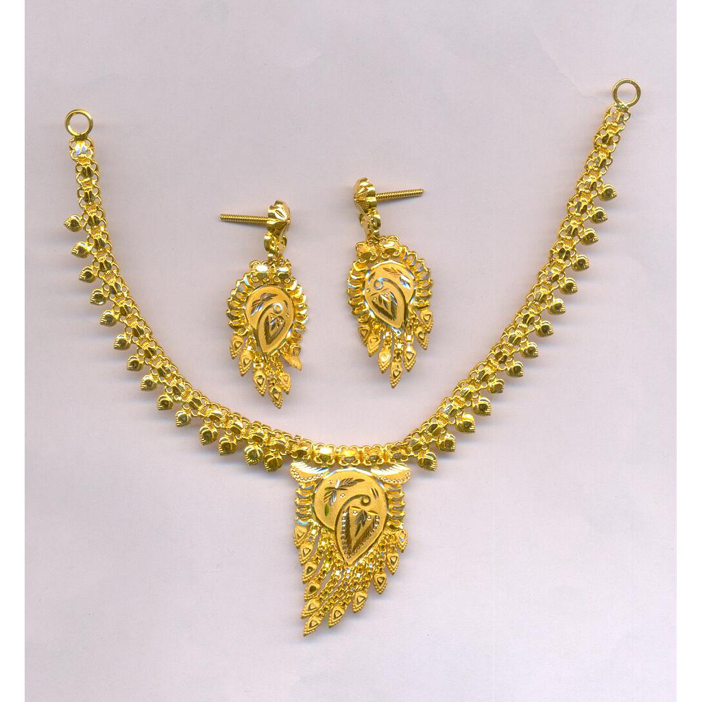 GOLD HALF SET ROUND PLAIN FANCY