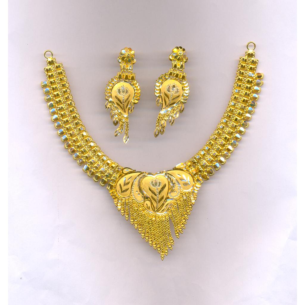 GOLD HALF SET ROUND PLAIN FANCY