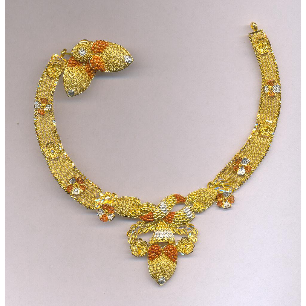 GOLD HALF SET ROUND PLAIN FANCY