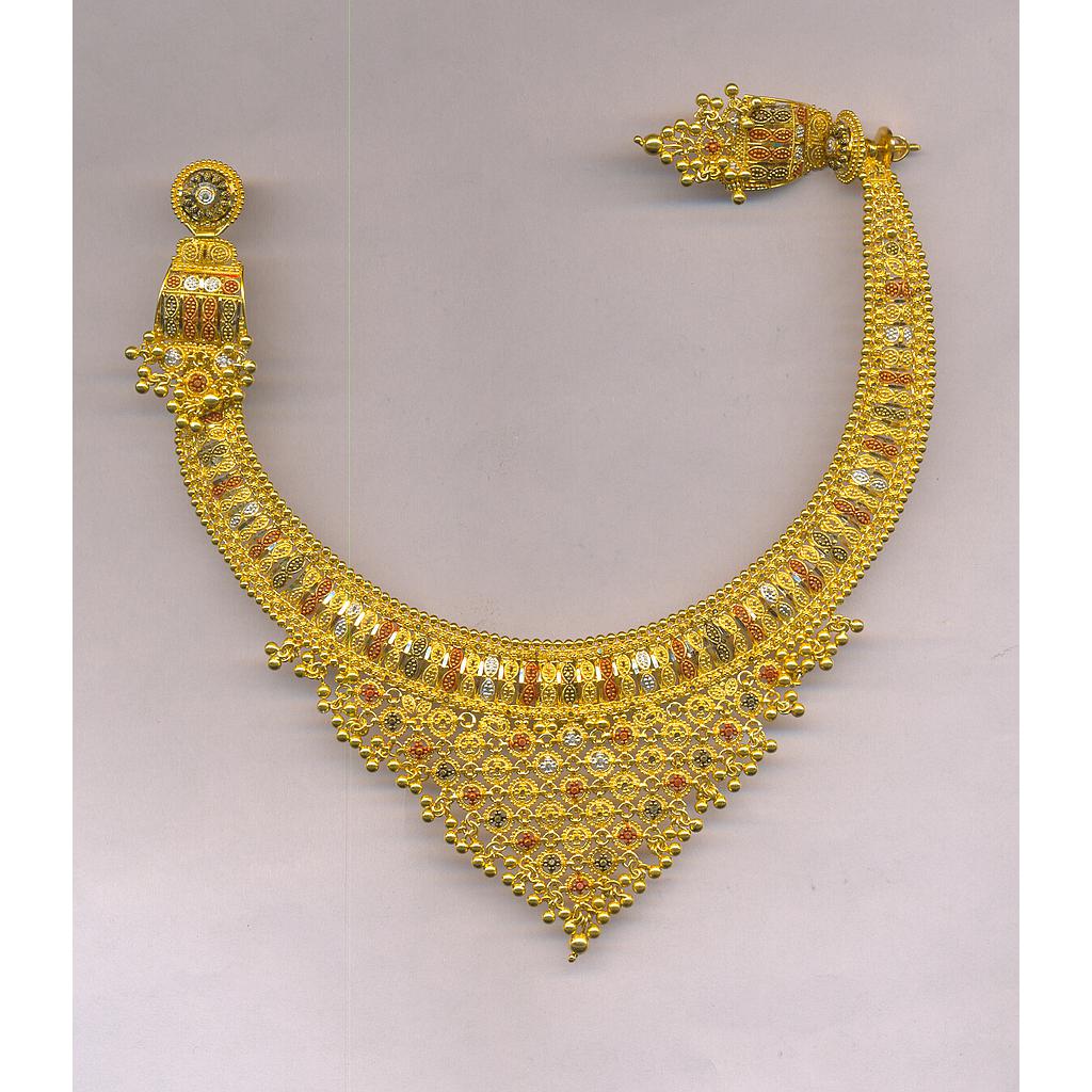GOLD HALF SET ROUND PLAIN FANCY