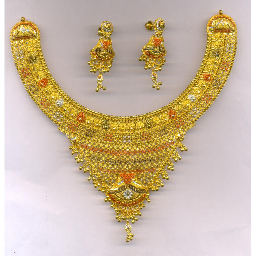 GOLD HALF SET ROUND PLAIN FANCY
