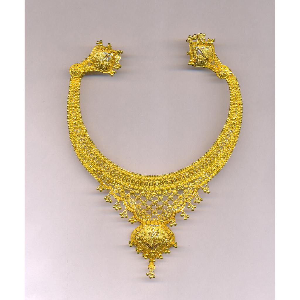 GOLD HALF SET ROUND PLAIN FANCY