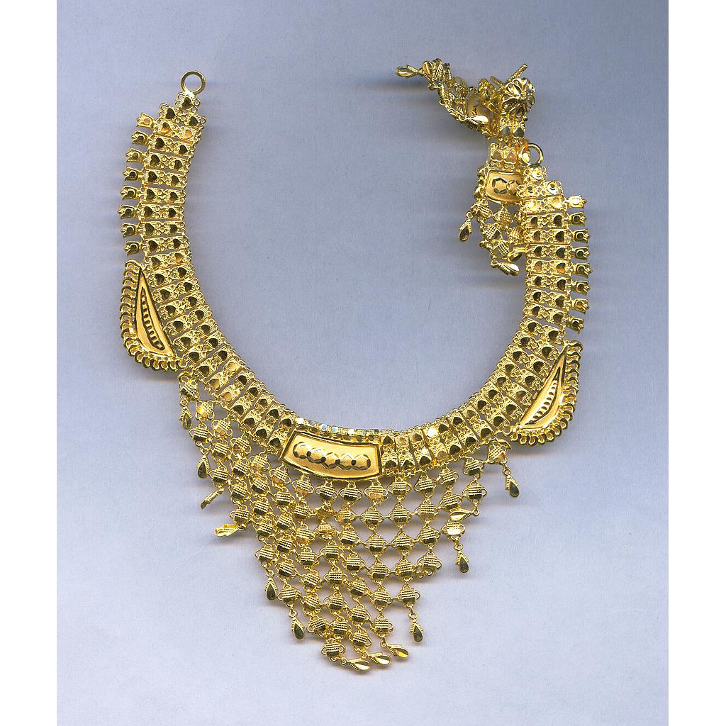 GOLD HALF SET ROUND PLAIN FANCY