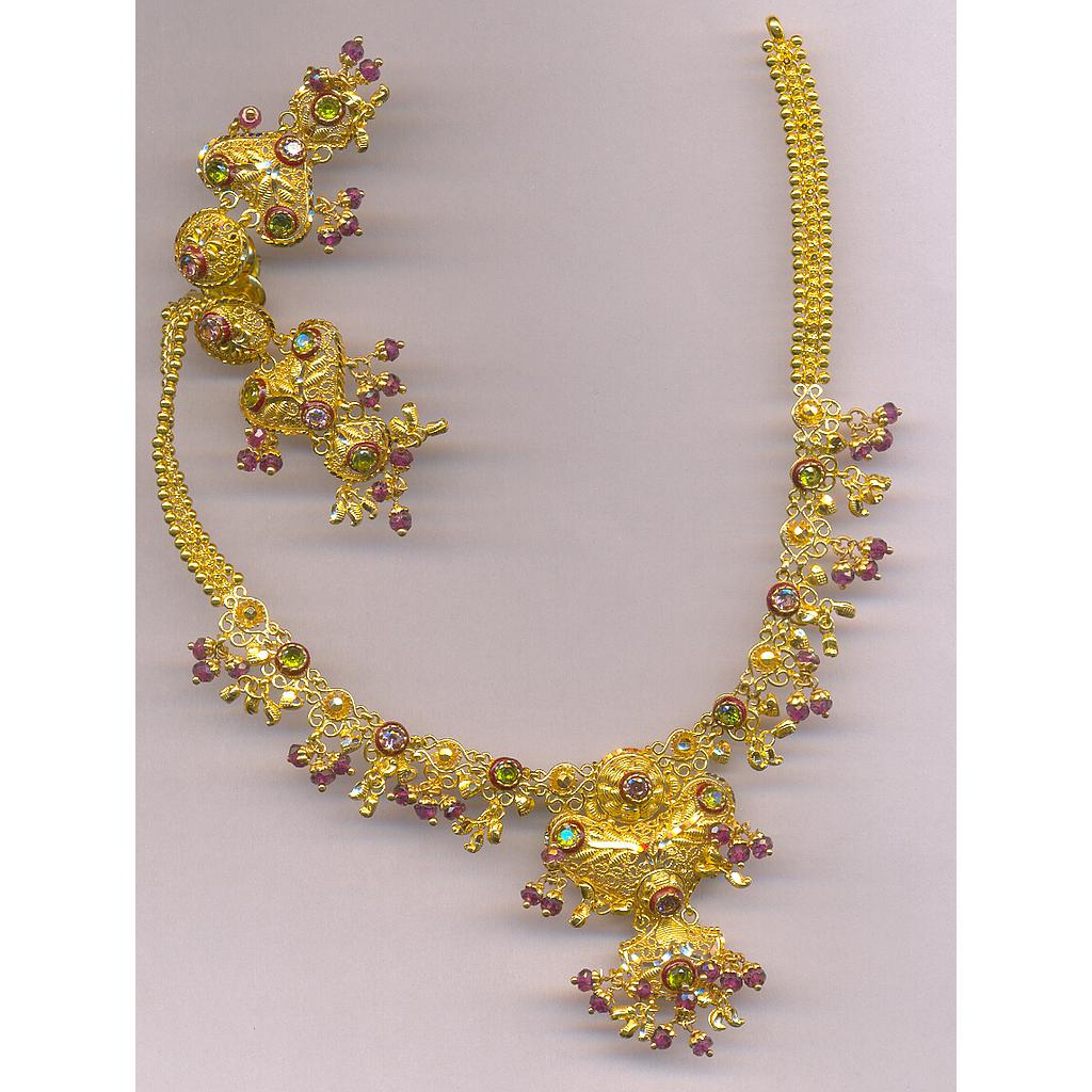 GOLD HALF SET ROUND PLAIN FANCY