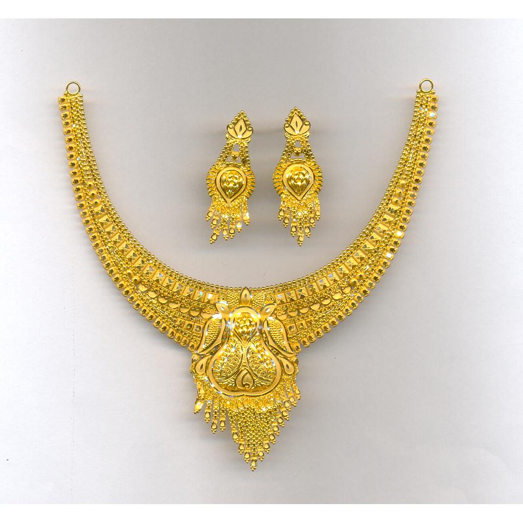 GOLD HALF SET ROUND PLAIN FANCY