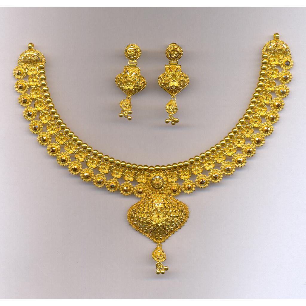 GOLD HALF SET ROUND PLAIN FANCY