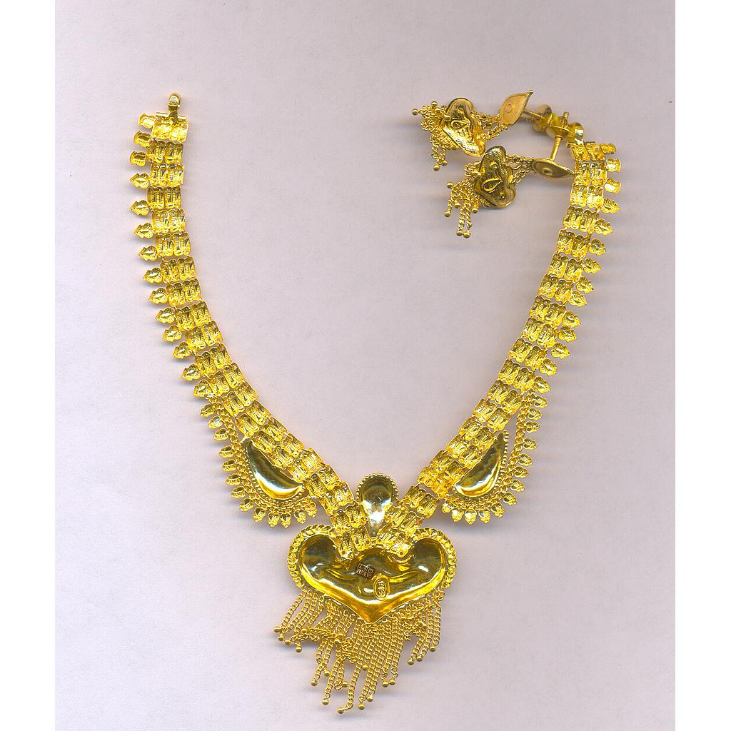 GOLD HALF SET ROUND PLAIN FANCY