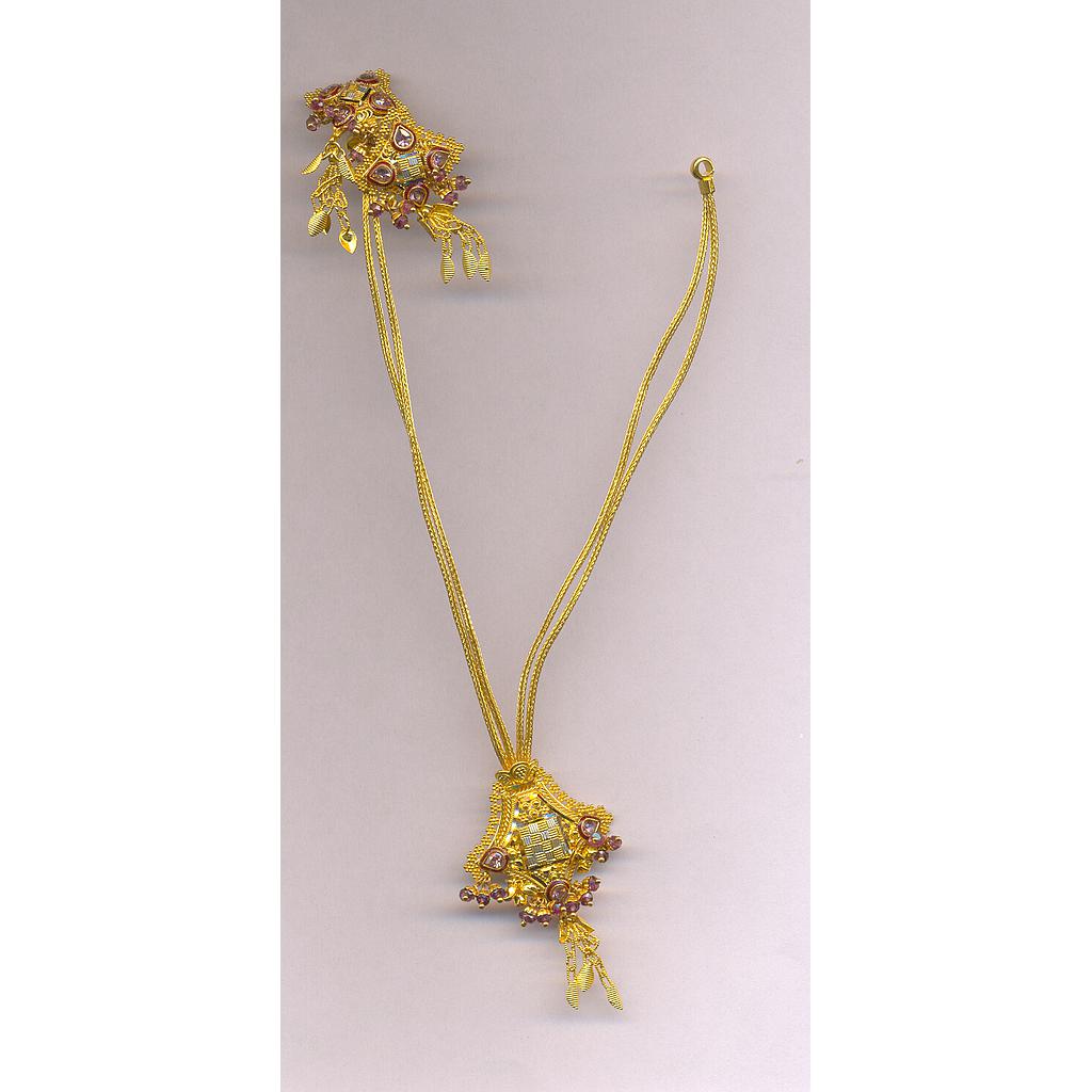 GOLD HALF SET ROUND PLAIN FANCY